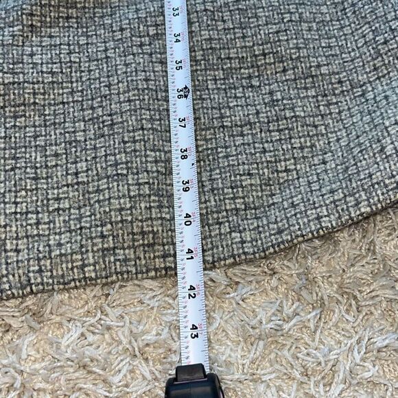 Vintage Harris Tweed Plymouth Of Boston Trench Coat Gray Scottish Top O’ Tweed 1 - Picture 7 of 16